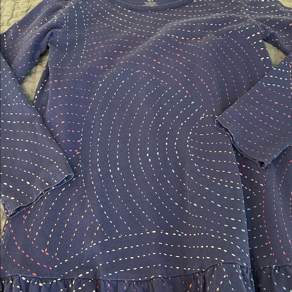 Tea Swirl Pattern Dress - Picture 3 of 3